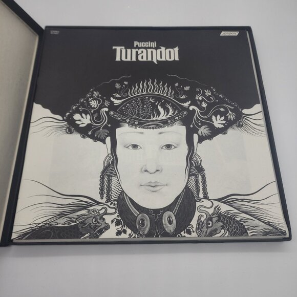 Puccini Sutherland Turandot Pavarotti Mehta Krause Pears LP Record 3 - Picture 2 of 5